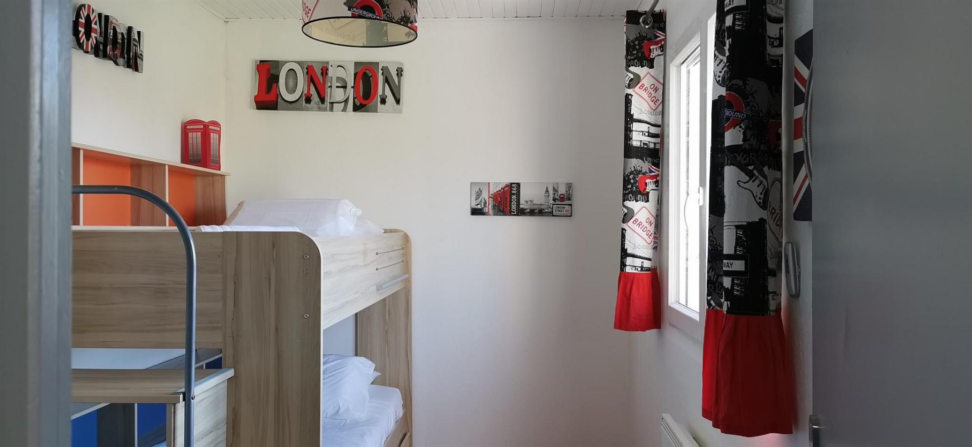 Chambre 2 lits 90 jardin